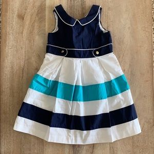 Janie and Jack Nautical Dress 2T EUC